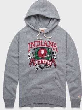 Homage- Indiana Hoosiers 2025 Big Ten Champions Hoodie